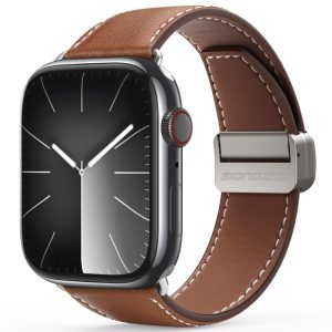Ремінець для Apple Watch 42 Dux Ducis Genuine Leather коричневий