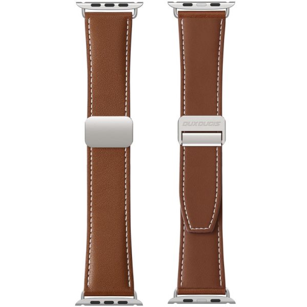 Ремінець для Apple Watch 42 Dux Ducis Genuine Leather коричневий - Зображення 2