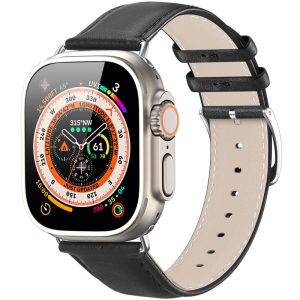 Ремінець для Apple Watch 42 Dux Ducis Leather Strap Classic чорний