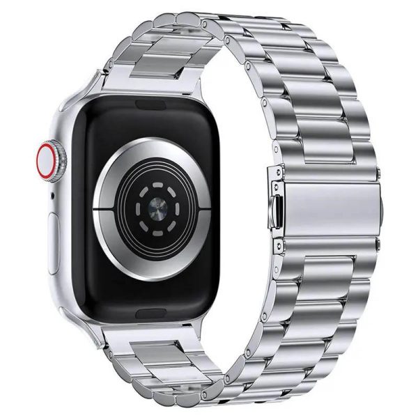 Ремінець для Apple Watch 42 Steel Elegance срібний, метал - Зображення 2