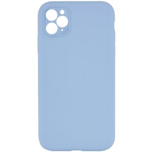 Silicone для iPhone 11 Pro Case Square Full Camera Protective NOLOGO блакитний