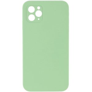 Silicone для iPhone 11 Pro Case Square Full Camera Protective NOLOGO м'ятний