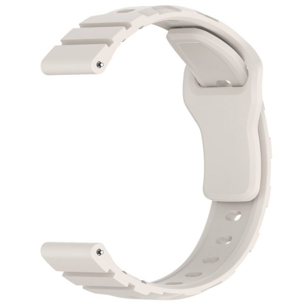 Силіконовий для Smart Watch 20mm ремінець Defense молочний - Зображення 3