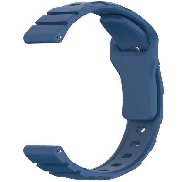 Силіконовий для Smart Watch 20mm ремінець Defense блакитний - Зображення 2