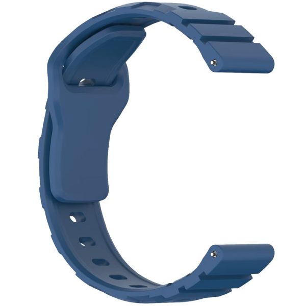 Силіконовий для Smart Watch 20mm ремінець Defense блакитний - Зображення 3