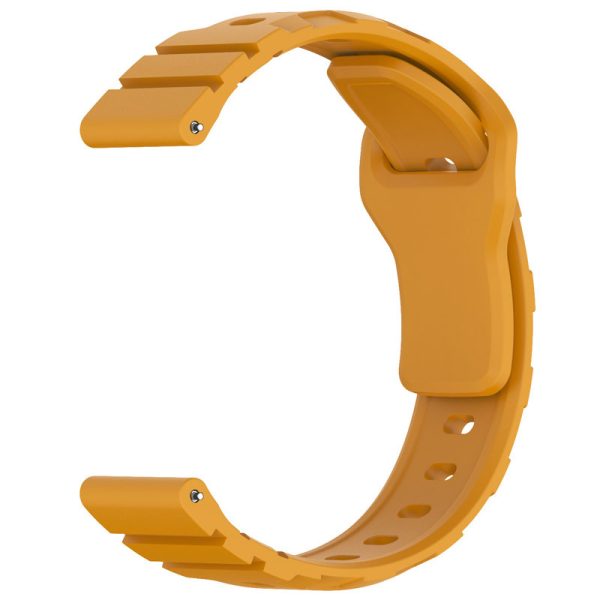 Силіконовий для Smart Watch 20mm ремінець Defense жовтий - Зображення 3