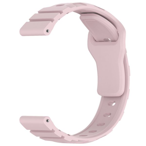 Силіконовий для Smart Watch 20mm ремінець Defense рожевий - Зображення 3