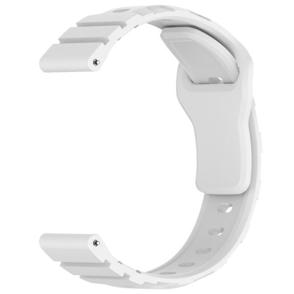 Силіконовий для Smart Watch 20mm ремінець Defense білий - Зображення 3