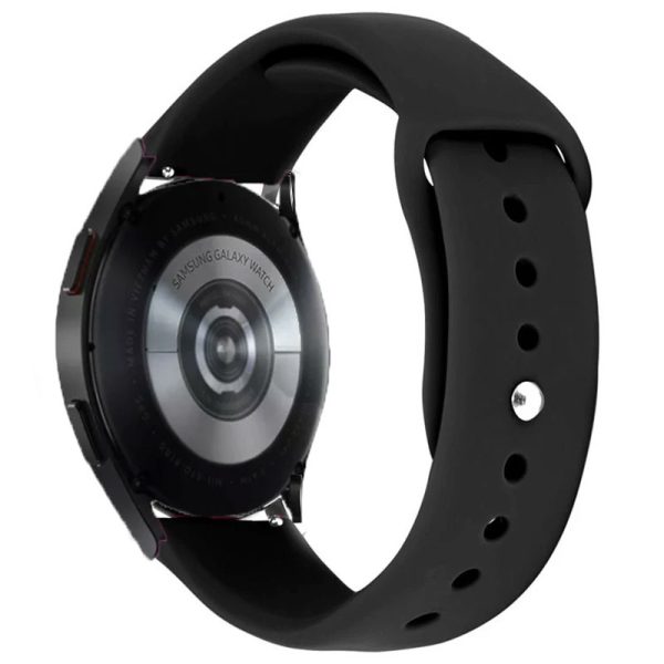 Силіконовий для Smart Watch 20mm ремінець Sport чорний