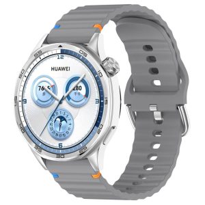 Силіконовий для Smart Watch 20mm ремінець Wavy сірий