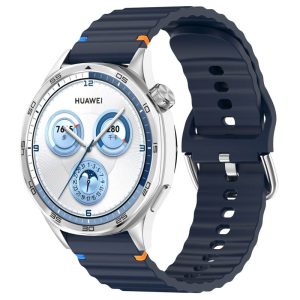 Силіконовий для Smart Watch 20mm ремінець Wavy блакитний