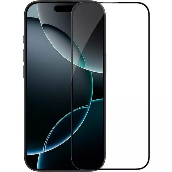 Захисне скло для iPhone 16 Pro Nillkin (CP+ max 3D) (full glue) чорний