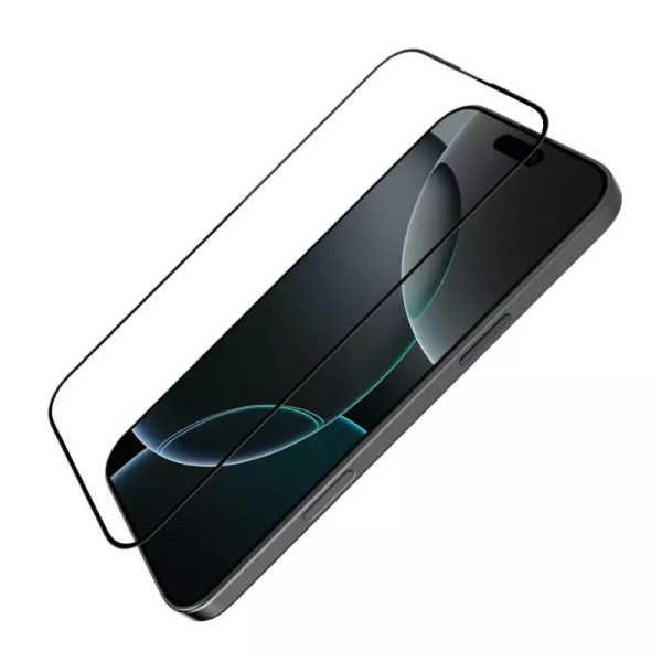 Захисне скло для iPhone 16 Pro Nillkin (CP+ max 3D) (full glue) чорний - Зображення 3