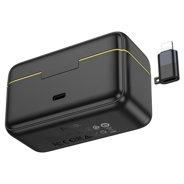 Петличний бездротовий мікрофон Hoco L17 Dual-mic magnetic (Lightning/Type-C) - Зображення 5
