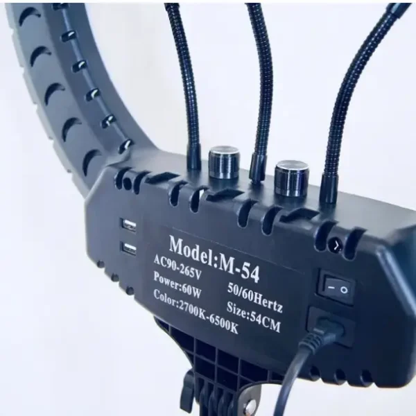 Кільцева лампа для смартфону  54см LED RL-21 зі штативом 191см AC Prof - Зображення 2